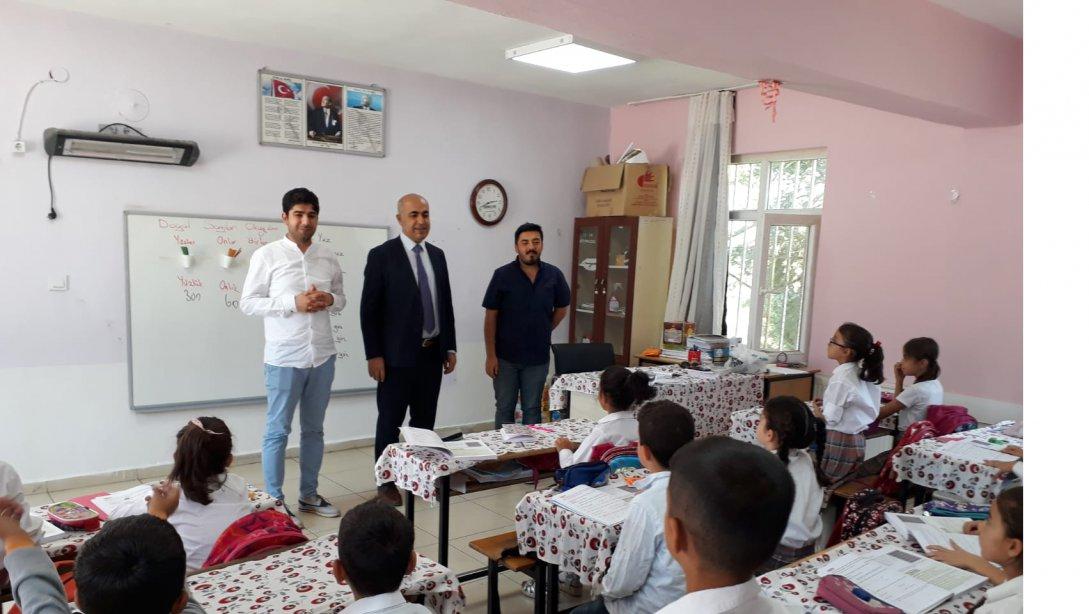 İlçe Milli Eğitim Müdürümüz Sayın Hüsamettin AKIN Sabancı İlkokulu/Ortaokulu'nu ziyaret etti