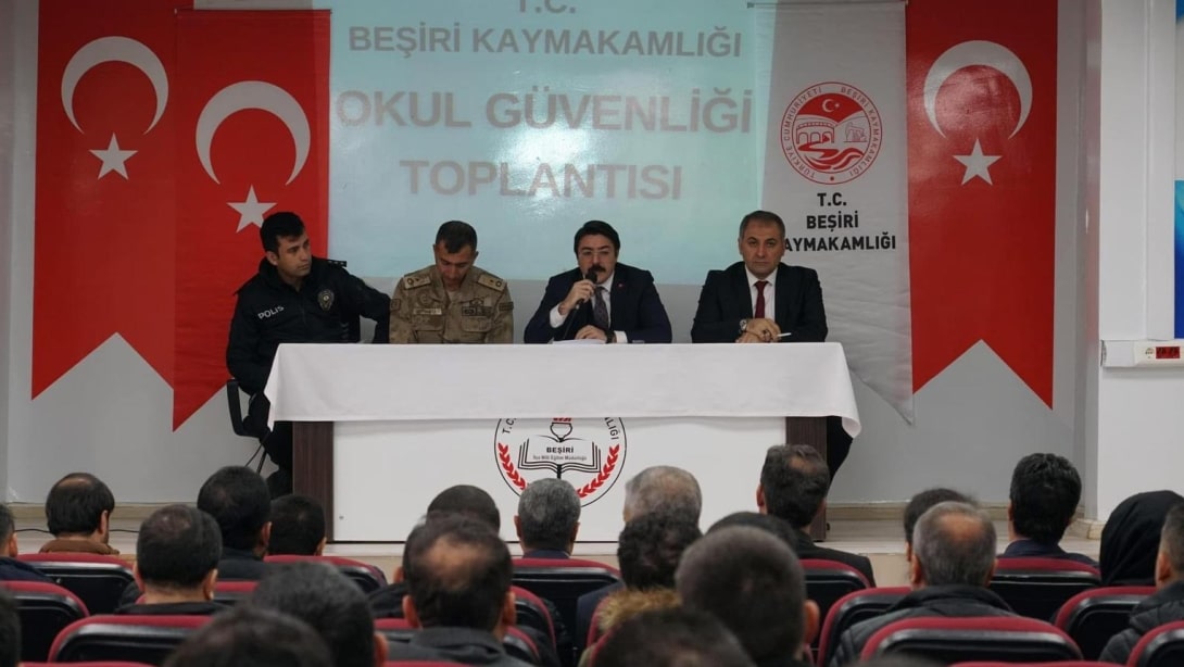 2024-2025 EĞİTİM ÖĞRETİM YILI 2.DÖNEM GÜVENLİK TEDBİRLERİ TOPLANTISI GERÇEKLEŞTİRİLDİ