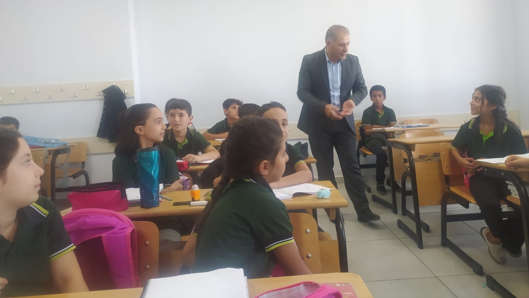 İlçe Millî Eğitim Müdürümüz Okul Ziyaretlerine Devam Ediyor.