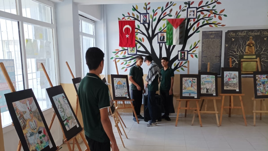  Okullarımızda Filistin'e Destek ve Farkındalık Etkinlikleri gerçekleştirildi.